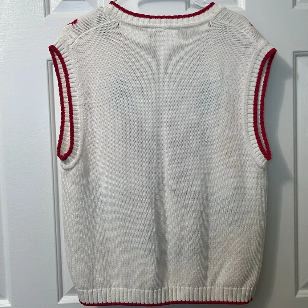 Vintage Men’s Izod‎ Lacoste Knit Vest Colorful Size L